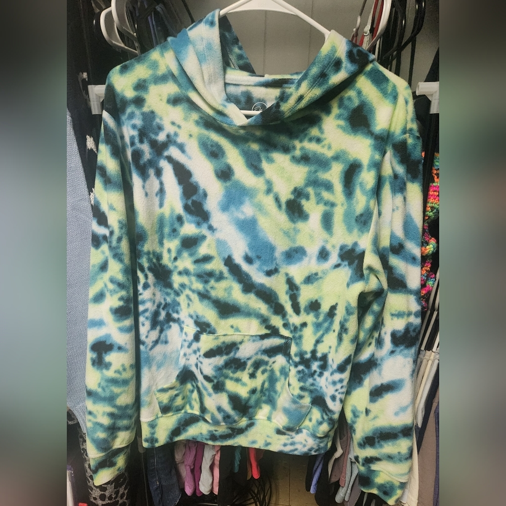 Fleece Tie-Dye Hoodie